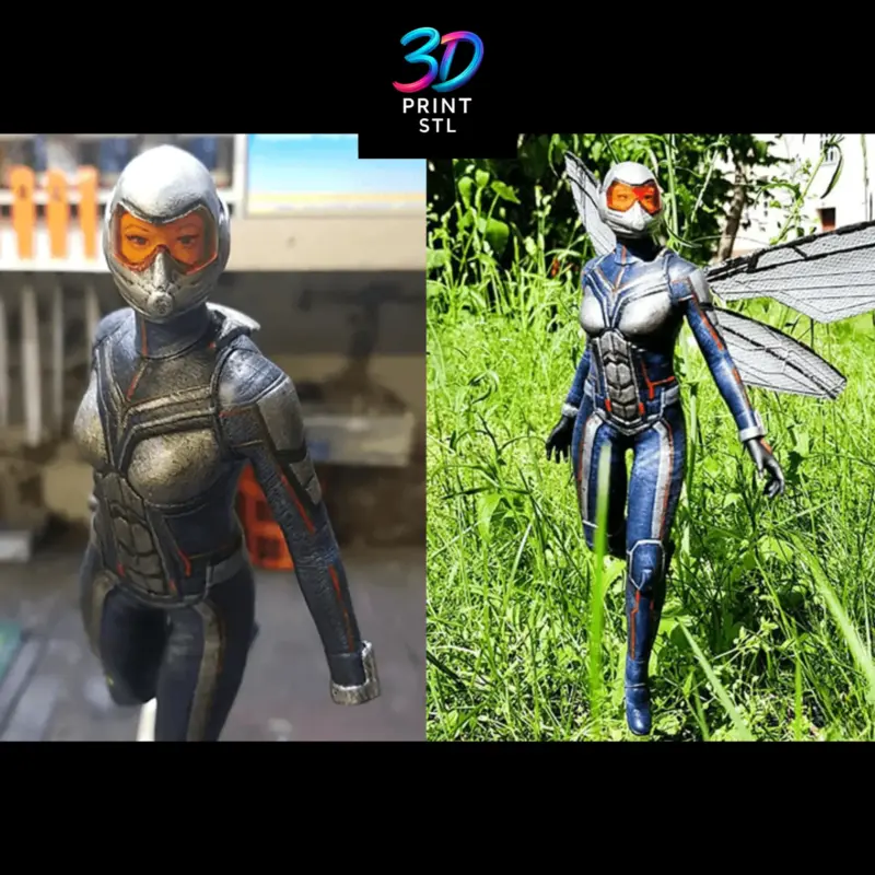 Wasp Figure Marvel | 3D Print Model | STL - Image 7