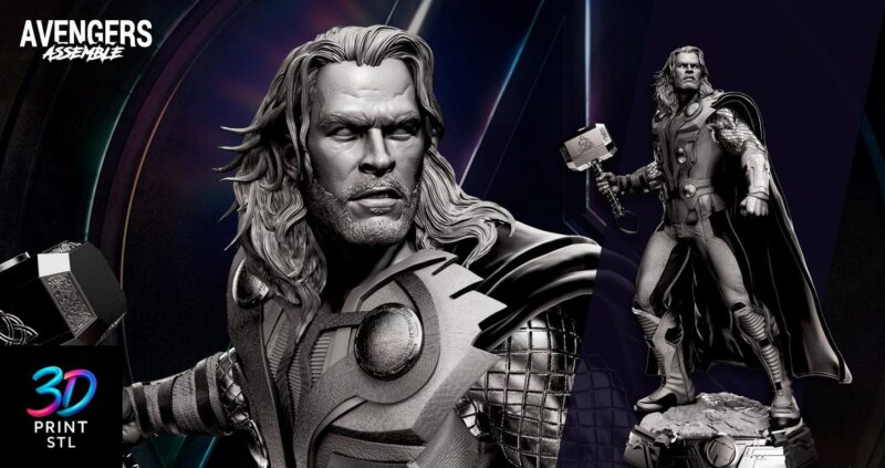 Thor Marvel Avengers | 3D Print File | STL