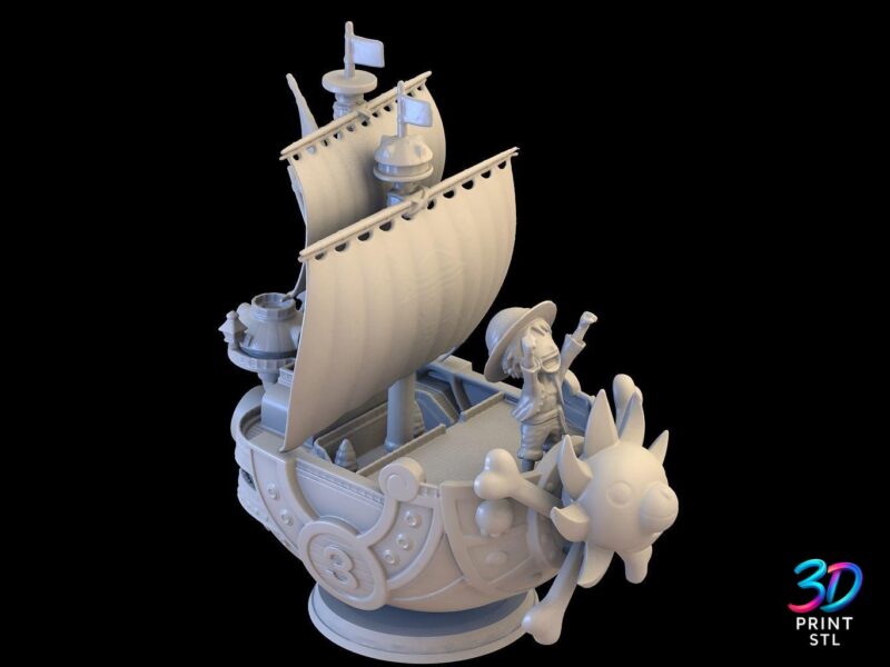 Thousand Sunny One Piece | 3D Print Model | STL - Image 4