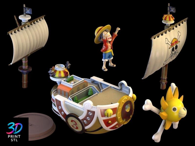 Thousand Sunny One Piece | 3D Print Model | STL - Image 5