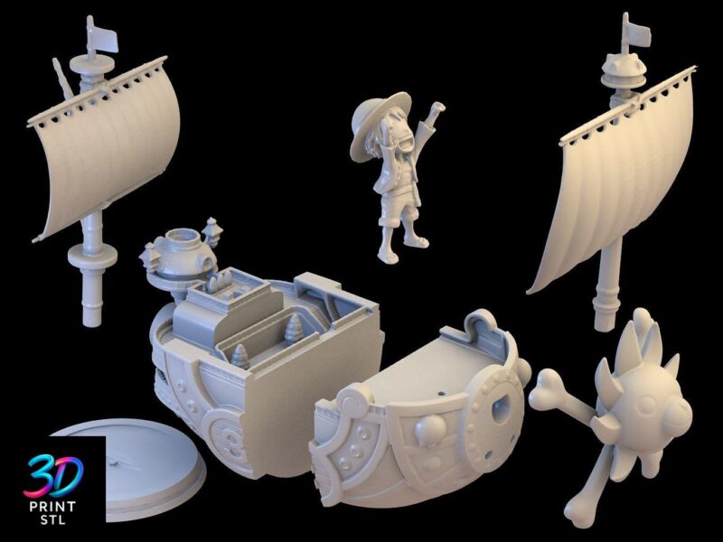 Thousand Sunny One Piece | 3D Print Model | STL - Image 6