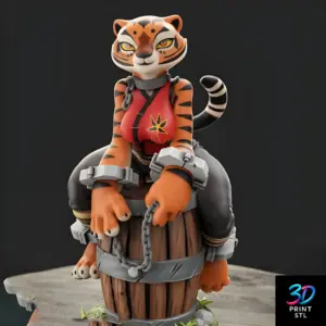 Tigress in Chain | 3D Print File | STL