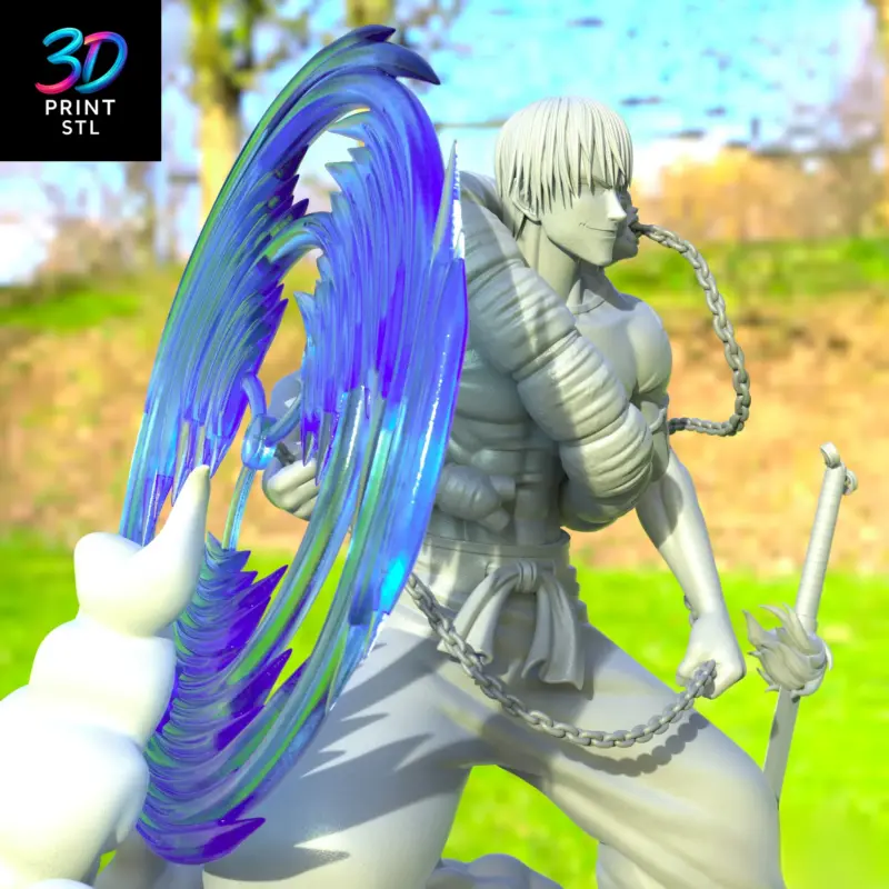 Toji Fushiguro Jujutsu Kaisen | 3D Print Model | STL - Image 3