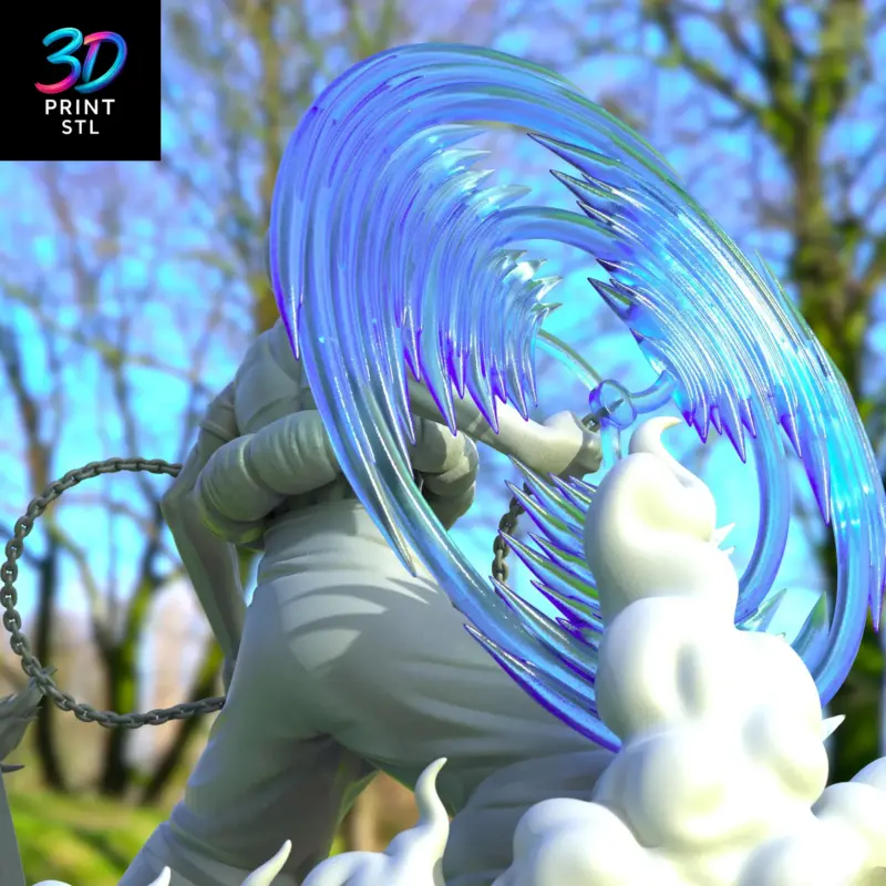 Toji Fushiguro Jujutsu Kaisen | 3D Print Model | STL - Image 4