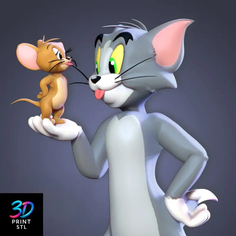 Tom & Jerry | STL for 3D Printers - Image 3