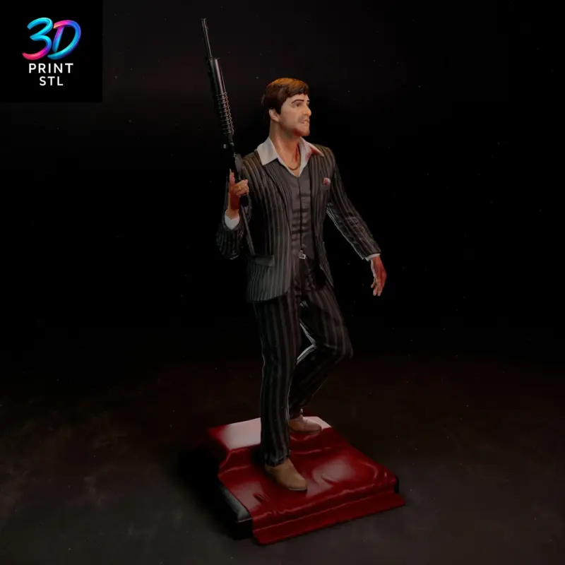 Tony Montana Scarface | 3D Print File | STL - Image 2