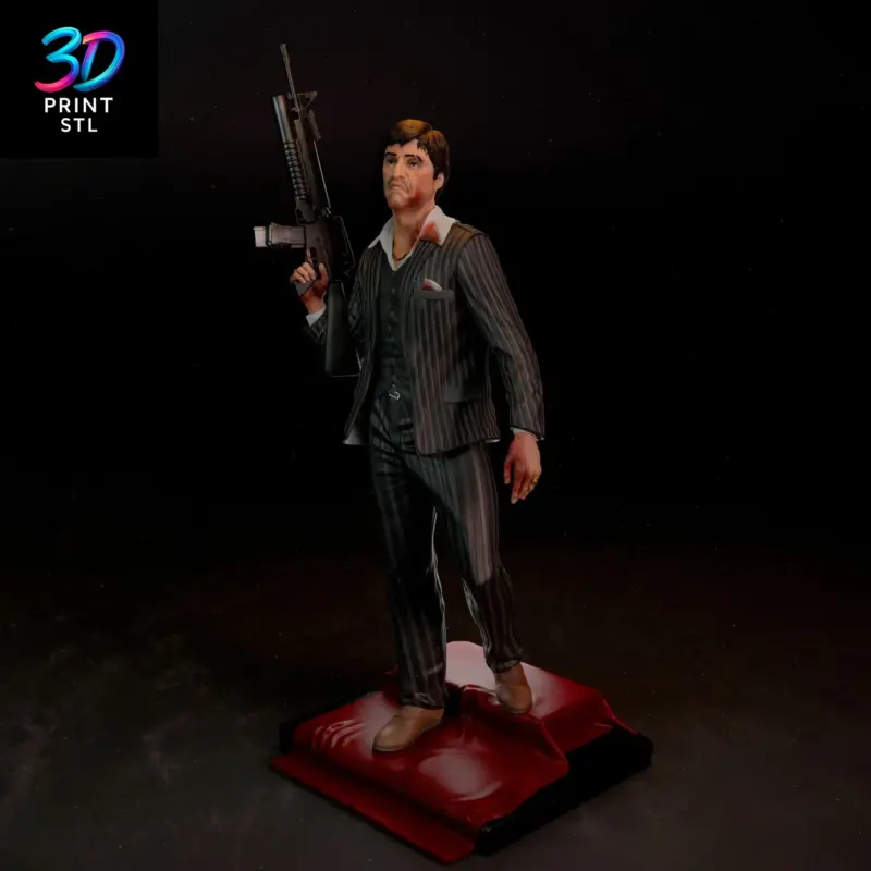 Tony Montana Scarface | 3D Print File | STL - Image 3