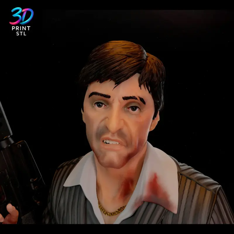 Tony Montana Scarface | 3D Print File | STL - Image 5