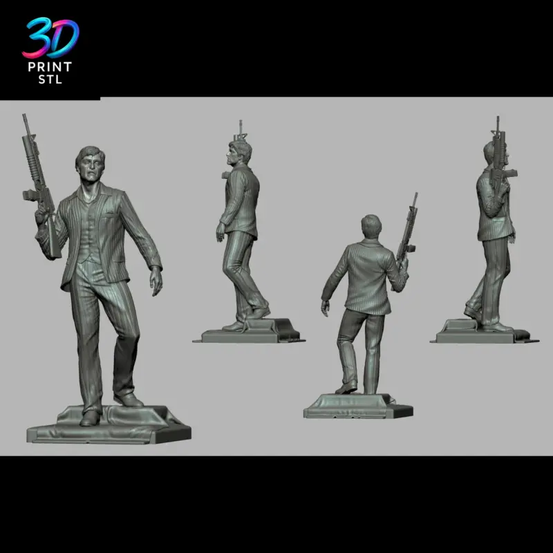 Tony Montana Scarface | 3D Print File | STL - Image 7