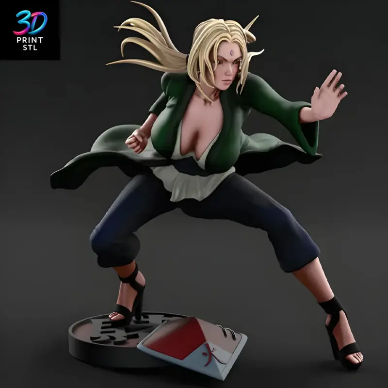 Tsunade Naruto | 3D Print File | STL - Image 2