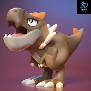 Tyrunt Pokémon | STL for 3D Printers
