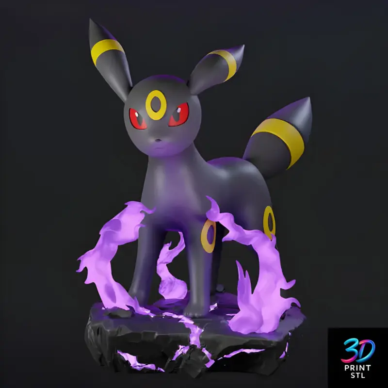 Umbreon Pokémon | 3D Print File | STL