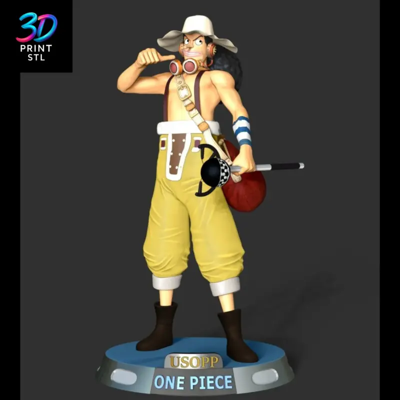 Usopp Figure One Piece | STL for 3D Printers