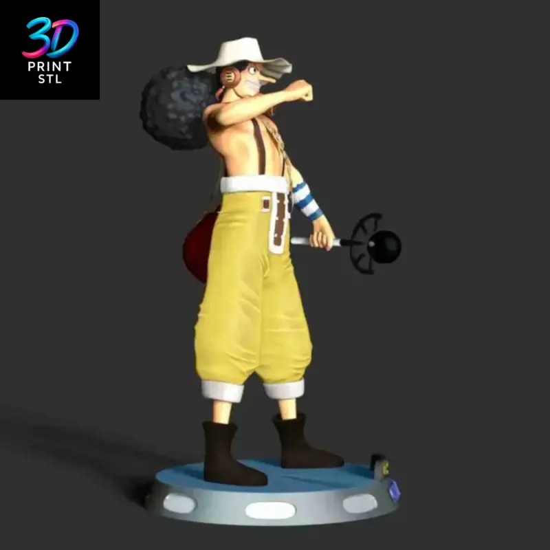 Usopp Figure One Piece | STL for 3D Printers - Image 3