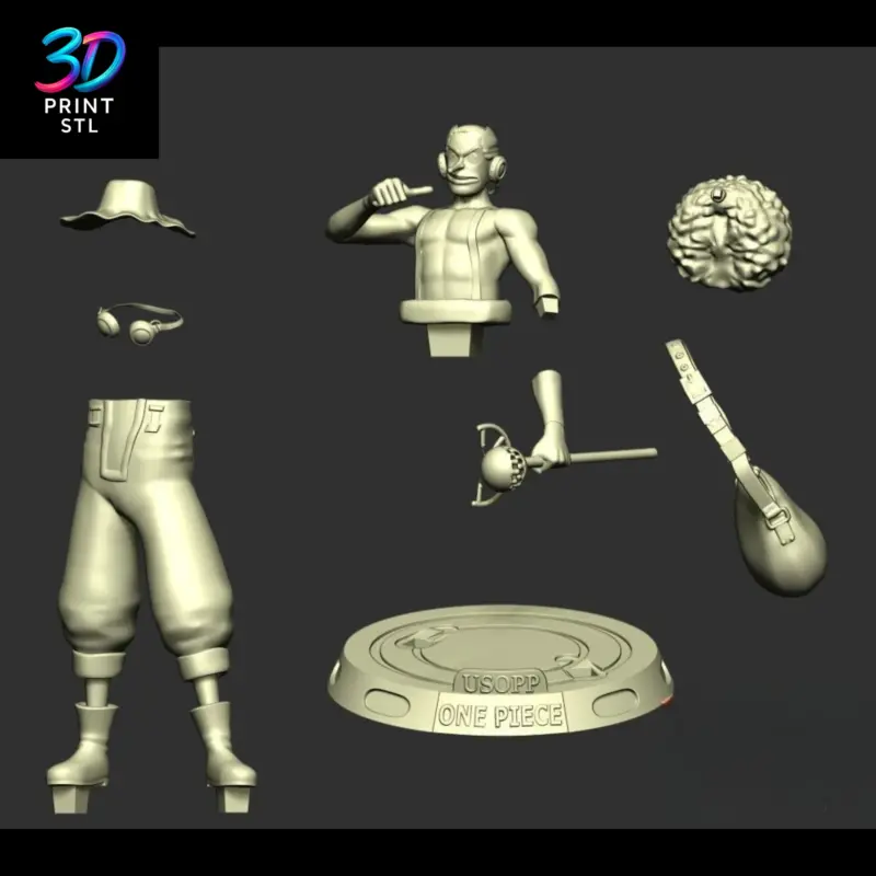 Usopp Figure One Piece | STL for 3D Printers - Image 5