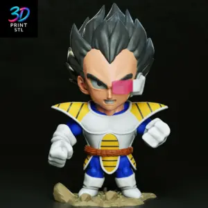 Vegeta Chibi Dragon Ball | 3D Print File | STL