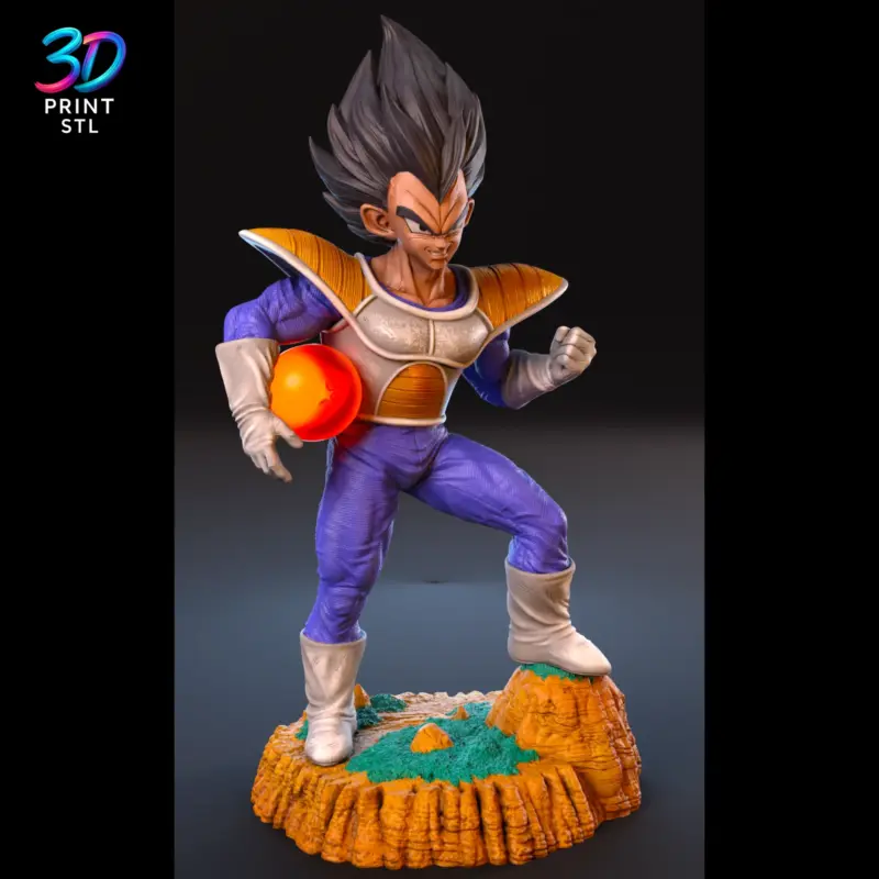 Vegeta Namek Figure Dragon Ball Z | STL File for 3D Printing - Image 2