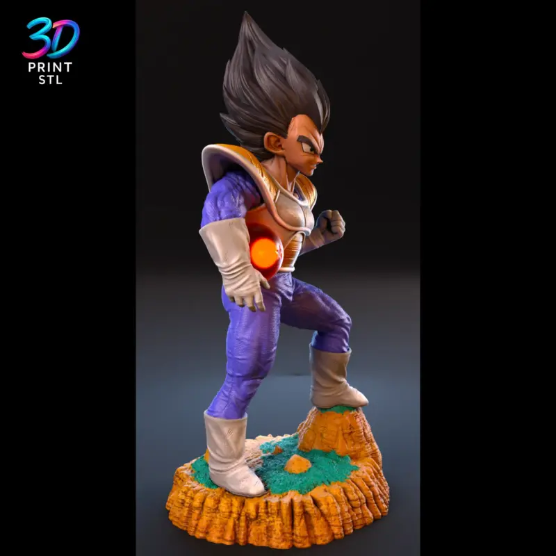 Vegeta Namek Figure Dragon Ball Z | STL File for 3D Printing - Image 3