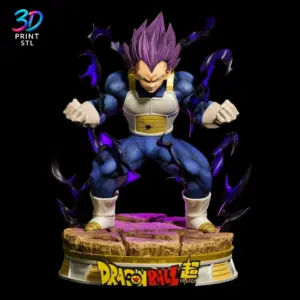 Vegeta Ultra Ego Figure Dragon Ball Super | 3D Print Model | STL