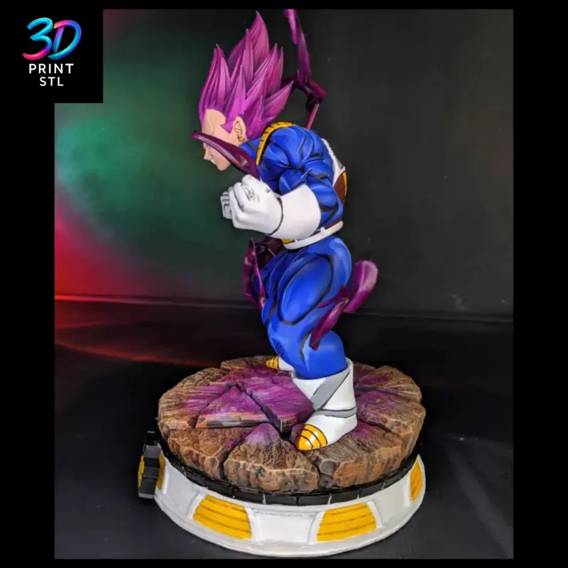 Vegeta Ultra Ego Figure Dragon Ball Super | 3D Print Model | STL - Image 4