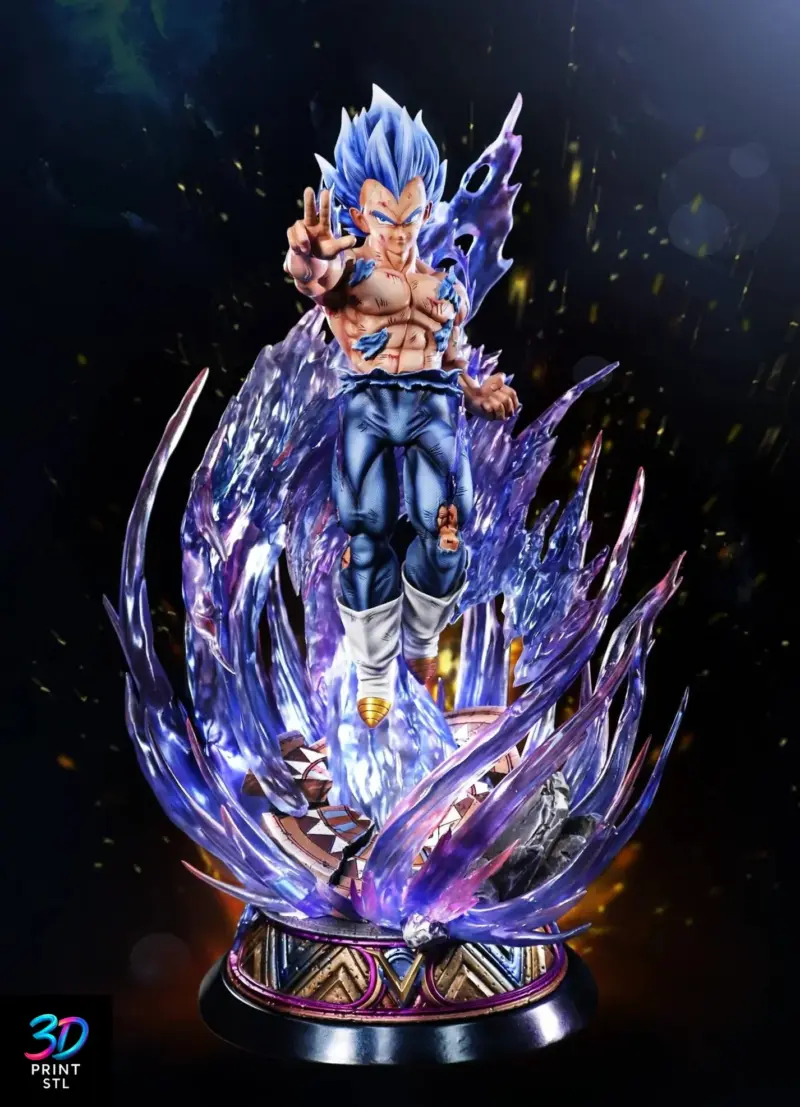 Vegeta Ultra Ego Dragon Ball Z | 3D Print Model | STL - Image 2