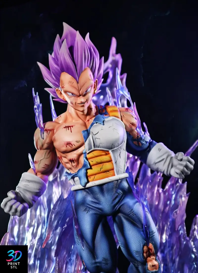 Vegeta Ultra Ego Dragon Ball Z | 3D Print Model | STL - Image 3