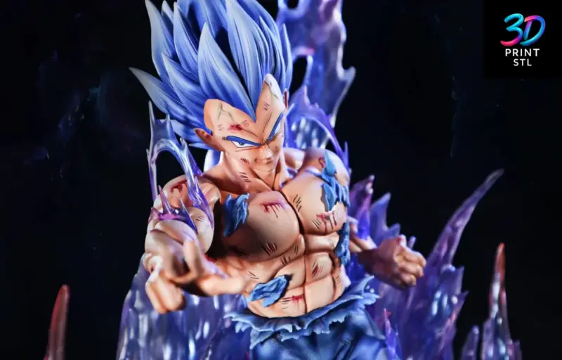 Vegeta Ultra Ego Dragon Ball Z | 3D Print Model | STL - Image 4