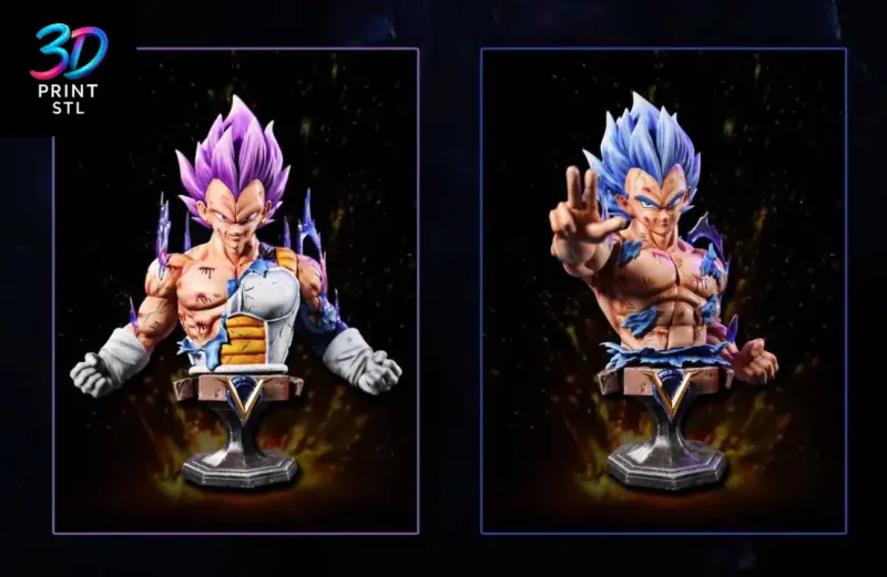 Vegeta Ultra Ego Dragon Ball Z | 3D Print Model | STL - Image 5