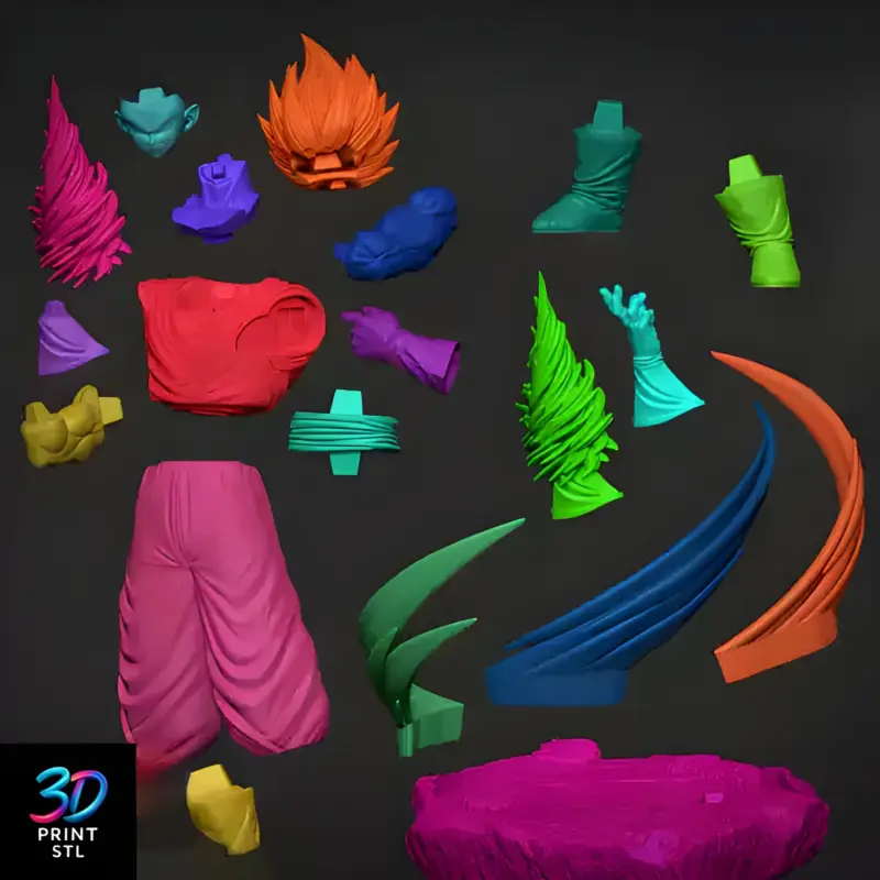 Vegetto Glove On Dragon Ball Z | 3D Print Model | STL - Image 3