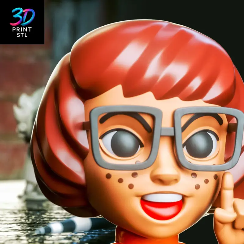 Velma Chibi Scooby-Doo | STL for 3D Printers - Image 2