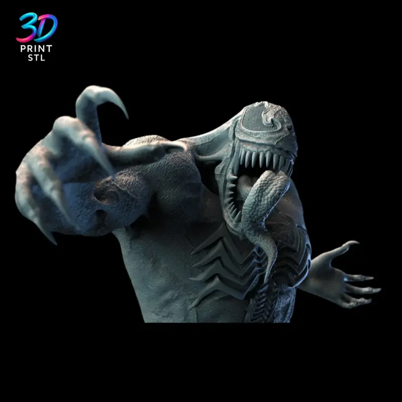 Venom Figure Marvel | 3D Print Model | STL - Image 4