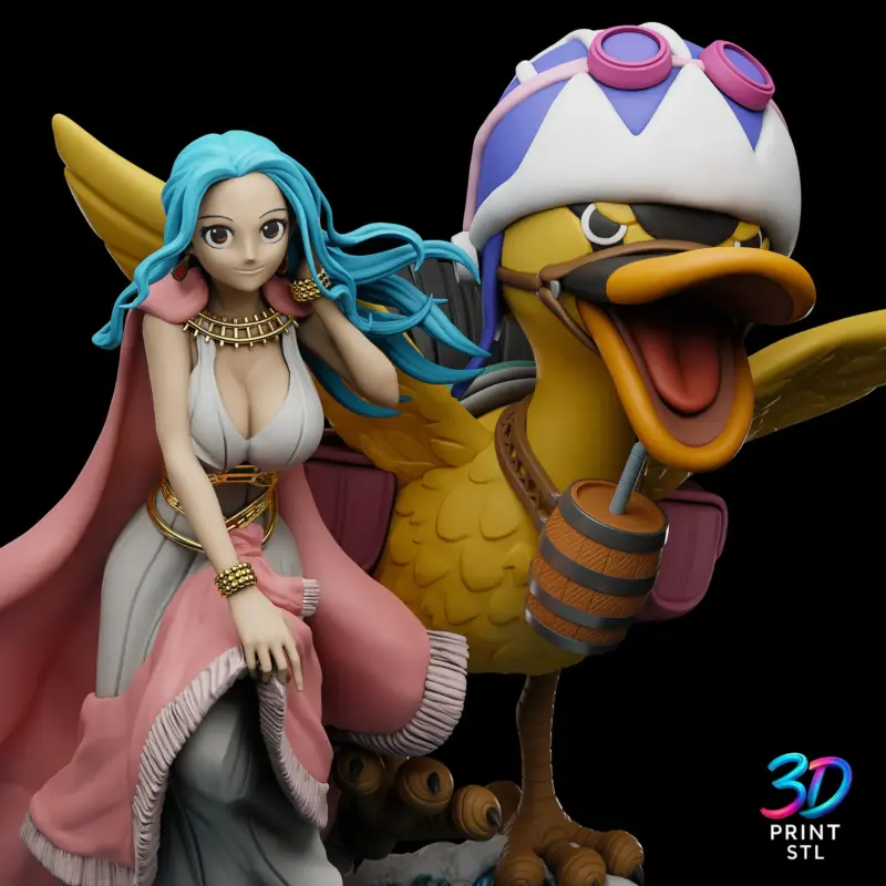 Vivi & Karoo Figure One Piece | 3D Print File | STL - Image 2