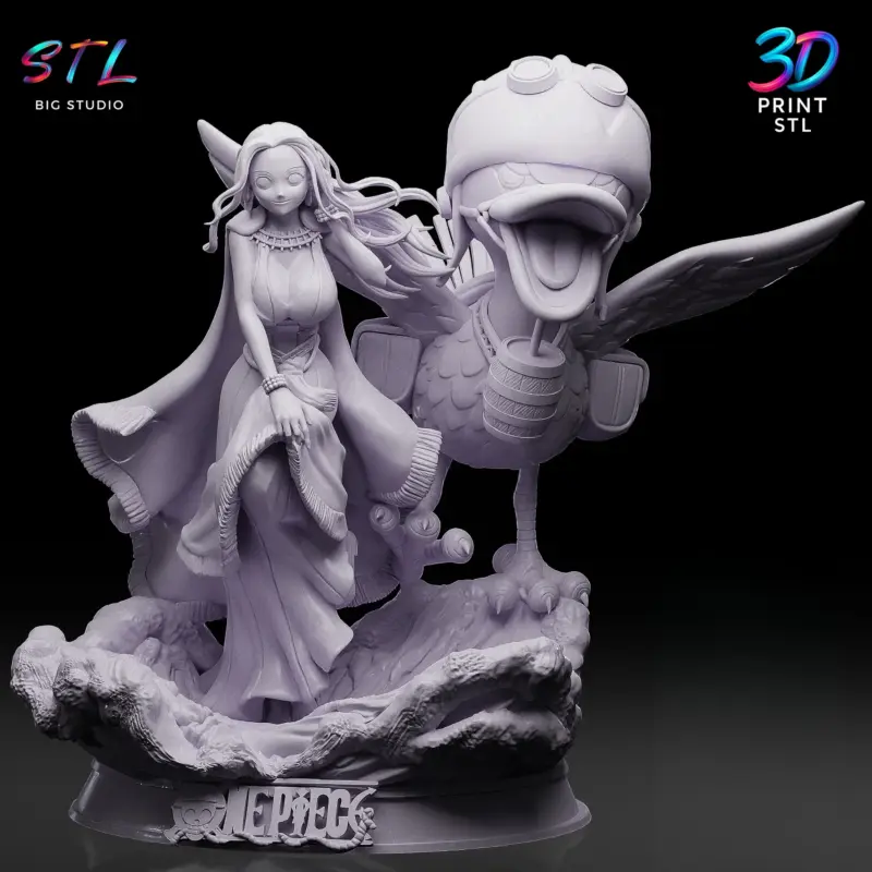 Vivi & Karoo Figure One Piece | 3D Print File | STL - Image 3