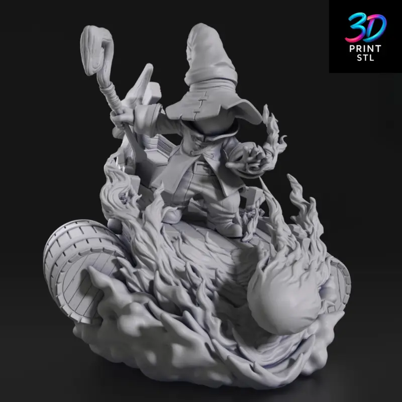 Vivi Ornitier Figure Final Fantasy IX | STL for 3D Printers - Image 3