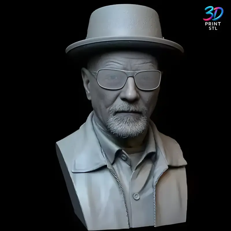 Walter White Heisenberg Breaking Bad | STL for 3D Printers - Image 2