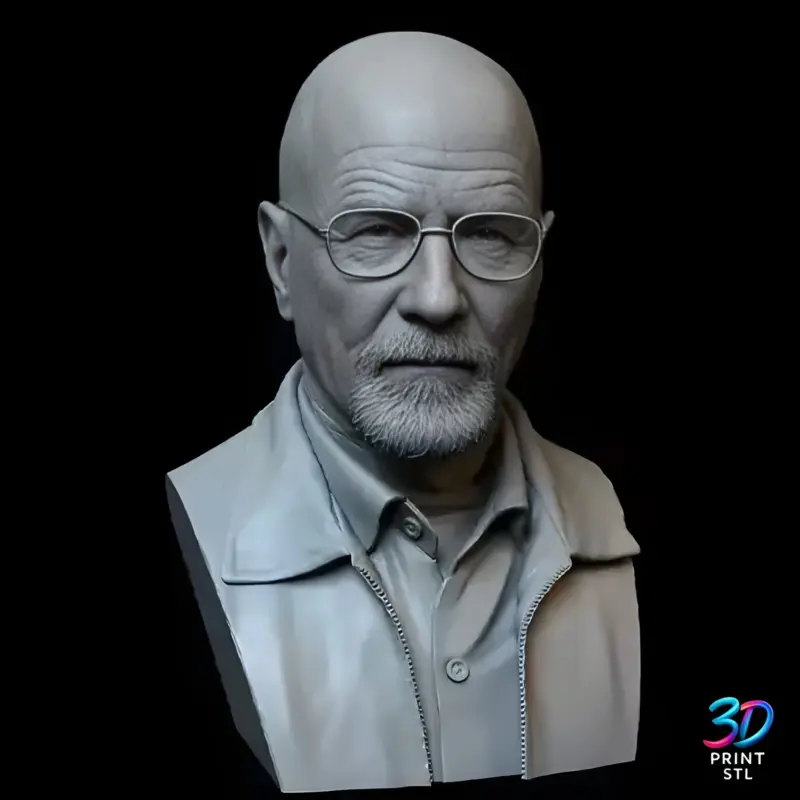 Walter White Heisenberg Breaking Bad | STL for 3D Printers - Image 3