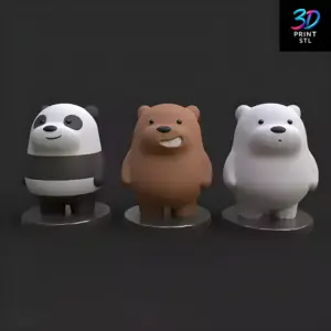 We Bare Bears | 3D Print File | STL