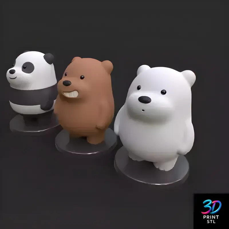We Bare Bears | 3D Print File | STL - Image 2