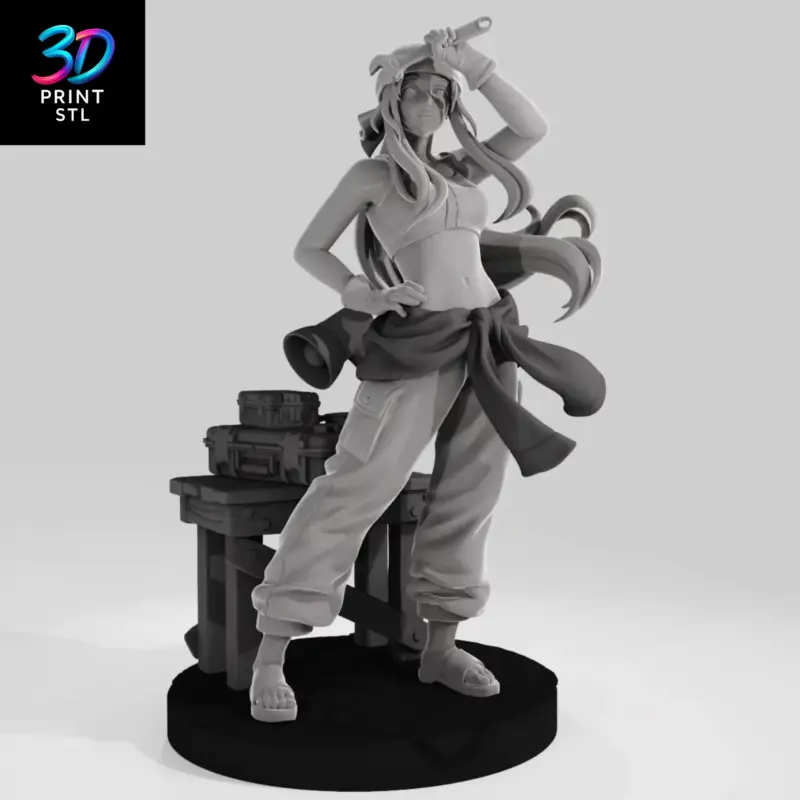Winry Rockbell Diorama Fullmetal Alchemist | 3D Print File | STL - Image 2