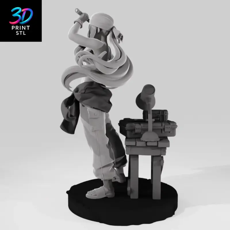Winry Rockbell Diorama Fullmetal Alchemist | 3D Print File | STL - Image 3