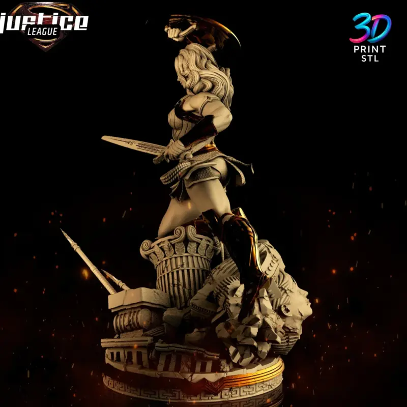 Wonder Woman Figure DC Comics | STL for 3D Printers - Image 3