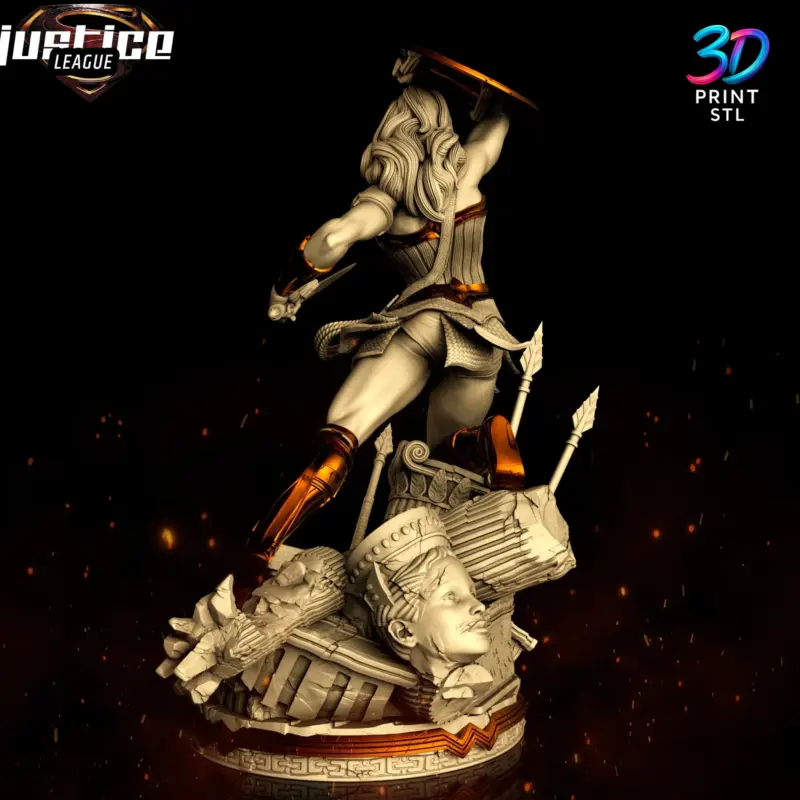 Wonder Woman Figure DC Comics | STL for 3D Printers - Image 4
