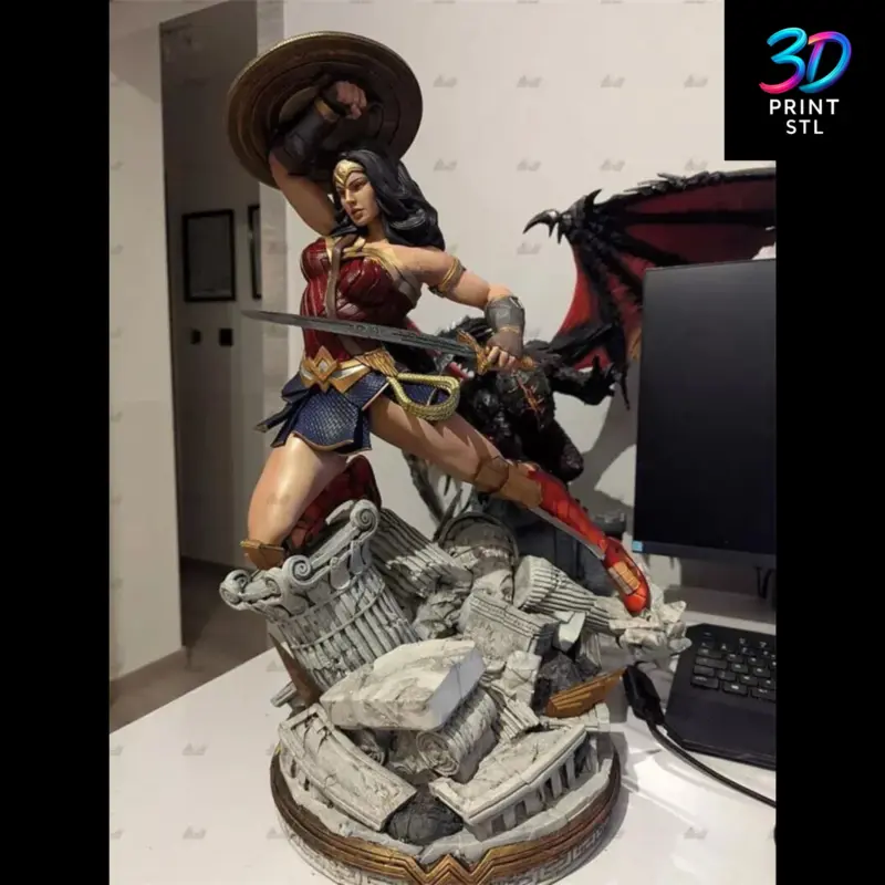 Wonder Woman Figure DC Comics | STL for 3D Printers - Image 5