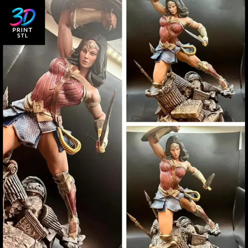 Wonder Woman Figure DC Comics | STL for 3D Printers - Image 6