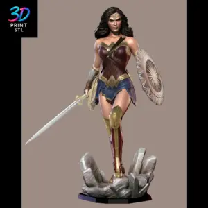 Wonder Woman DC Comics | 3D Print File | STL