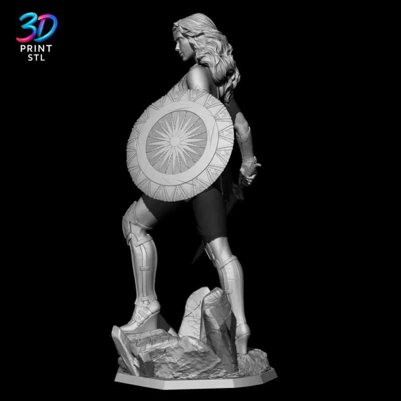 Wonder Woman DC Comics | 3D Print File | STL - Image 4