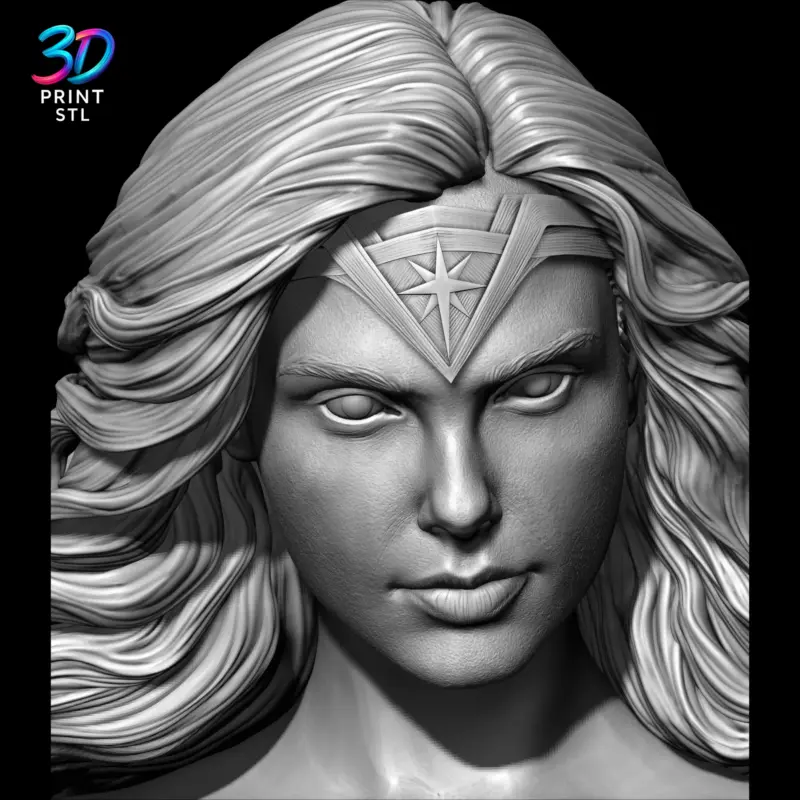 Wonder Woman DC Comics | 3D Print File | STL - Image 6