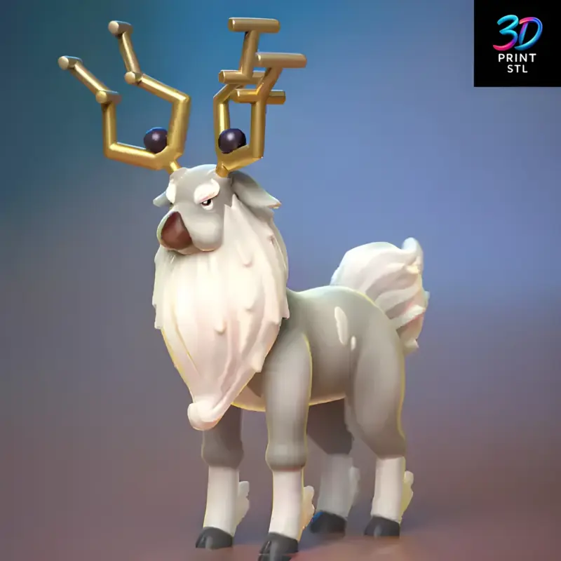 Wyrdeer Pokémon | 3D Print File | STL