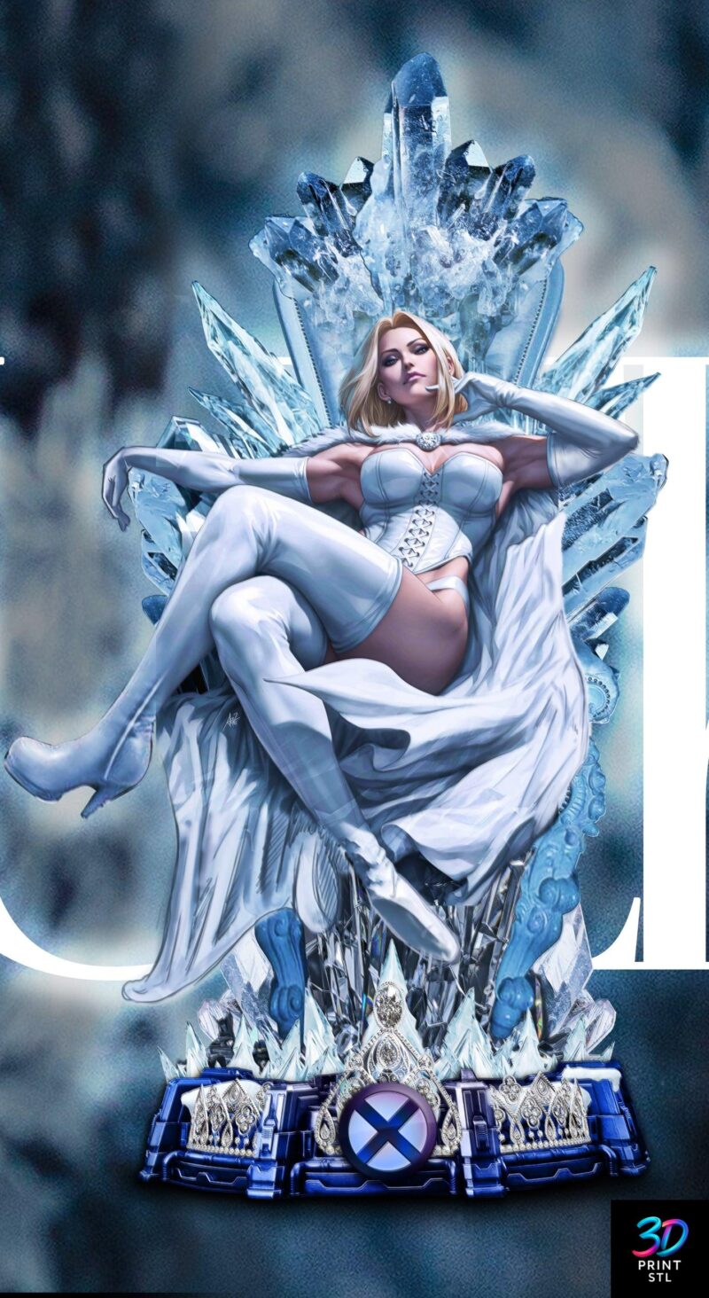Emma Frost Figure X-Men | 3D Print File | STL
