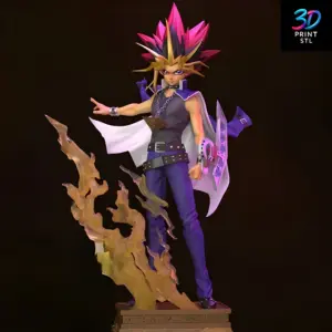 Yami Yugi Fire Yu-Gi-Oh! | 3D Print File | STL